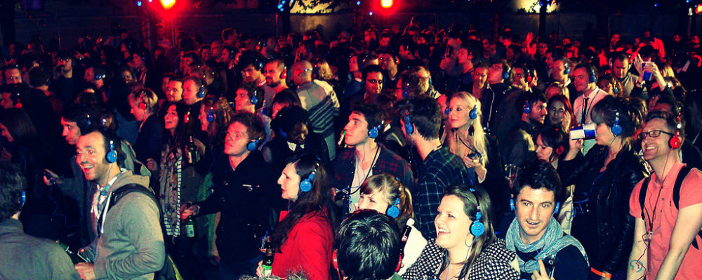 headphone disco closed police