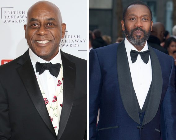 Ainsley harriot Lenny Harriott Idris Elba Frank Bruno London