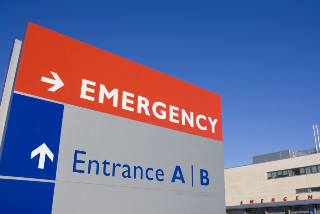 Group of promoters in hospital because of back patting