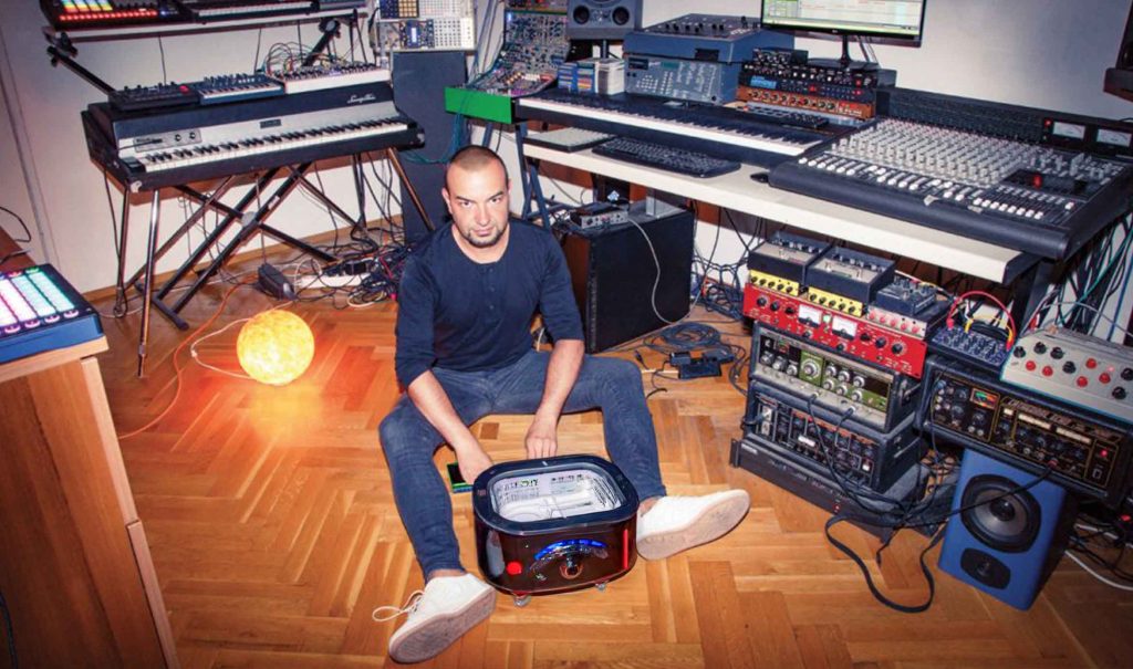 DJ kink adds air fryer to studio setup